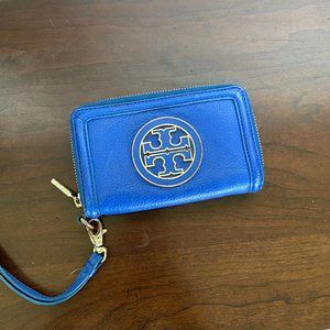 Blue Tory Burch Wristlet/Wallet